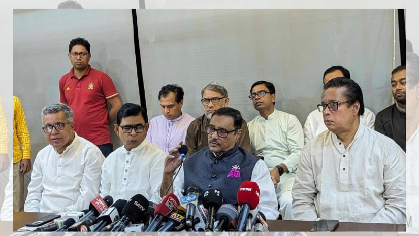 সরকারের ওপর দেশের মানুষ খুশি ও তার নেতৃত্বে আস্থাশীল: ওবায়দুল কাদের
