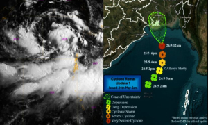 ঘূর্ণিঝড় রেমাল: সমুদ্রবন্দরে ১০ নম্বর মহাবিপদ সংকেত