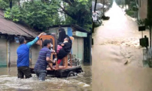 ভয়াবহ বন্যার কবলে ফেনী; মৃত ১