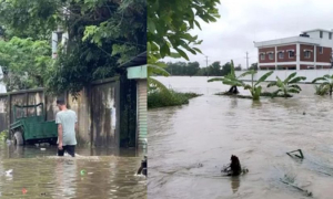 নোয়াখালীতে বন্যা পরিস্থিতির অবনতি, ত্রাণের জন্য হাহাকার 