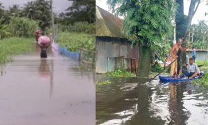 নোয়াখালীর প্রত্যন্ত অঞ্চলে এখনো পৌঁছেনি ত্রাণ; খাবারের জন্য হাহাকার