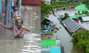 চলমান বন্যায় ক্ষতিগ্রস্ত ৫৭ লাখ মানুষ; মৃত্যু ২৩