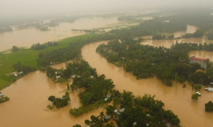 শেরপুরে ভয়াবহ বন্যায় ৫ জনের মৃত্যু