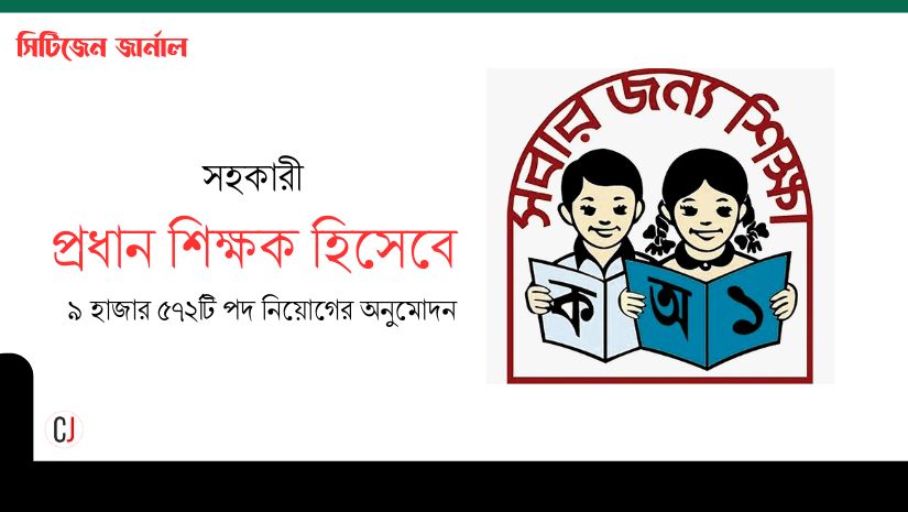 প্রাথমিকে সাড়ে ৯ হাজার সহকারী প্রধান শিক্ষক নিয়োগের অনুমোদন