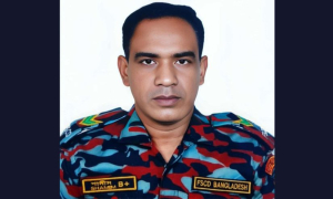 দগ্ধ সেই ফায়ার ফাইটারের মৃত্যু