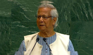 জাতিসংঘে ফিলিস্তিনের পক্ষে সরব প্রধান উপদেষ্টা