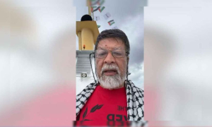 গাজামুখী ফ্লোটিলা থেকে শহিদুল আলমের ভিডিও বার্তা
